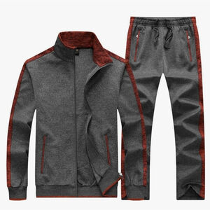 Tracksuit Set Gray and Orange NWT